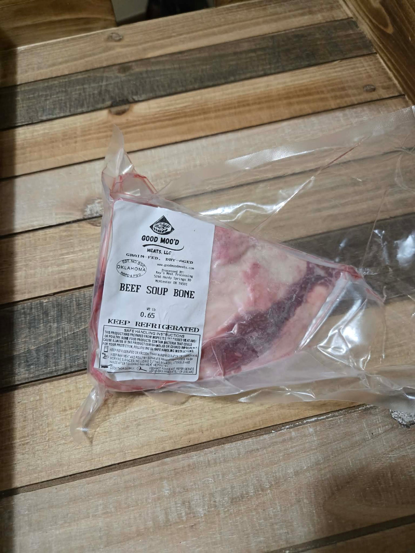 Angus Cross Soup Bone